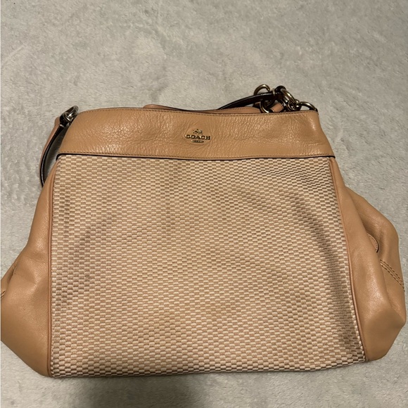 Coach Handbags - Coach Lexy Pebbled Leather Large Shoulder Bag